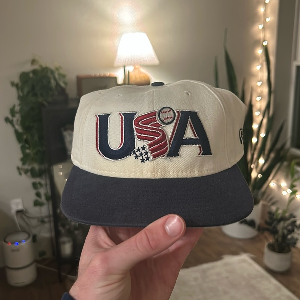Vintage 90’s USA Olympic Baseball Team Snapback Hat